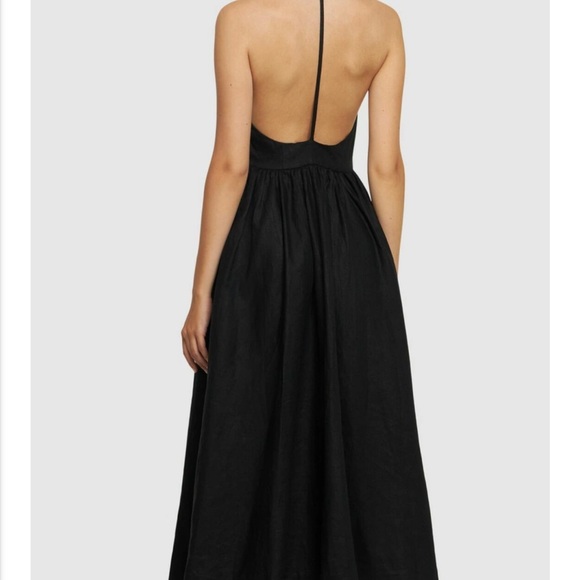 REFORMATION Percy Linen Midi Dress - Picture 4 of 11